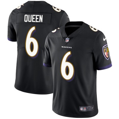Nike Baltimore Ravens #6 Patrick Queen Black Alternate Men's Stitched NFL Vapor Untouchable Limited Jersey